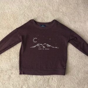American eagle graphic crew neck